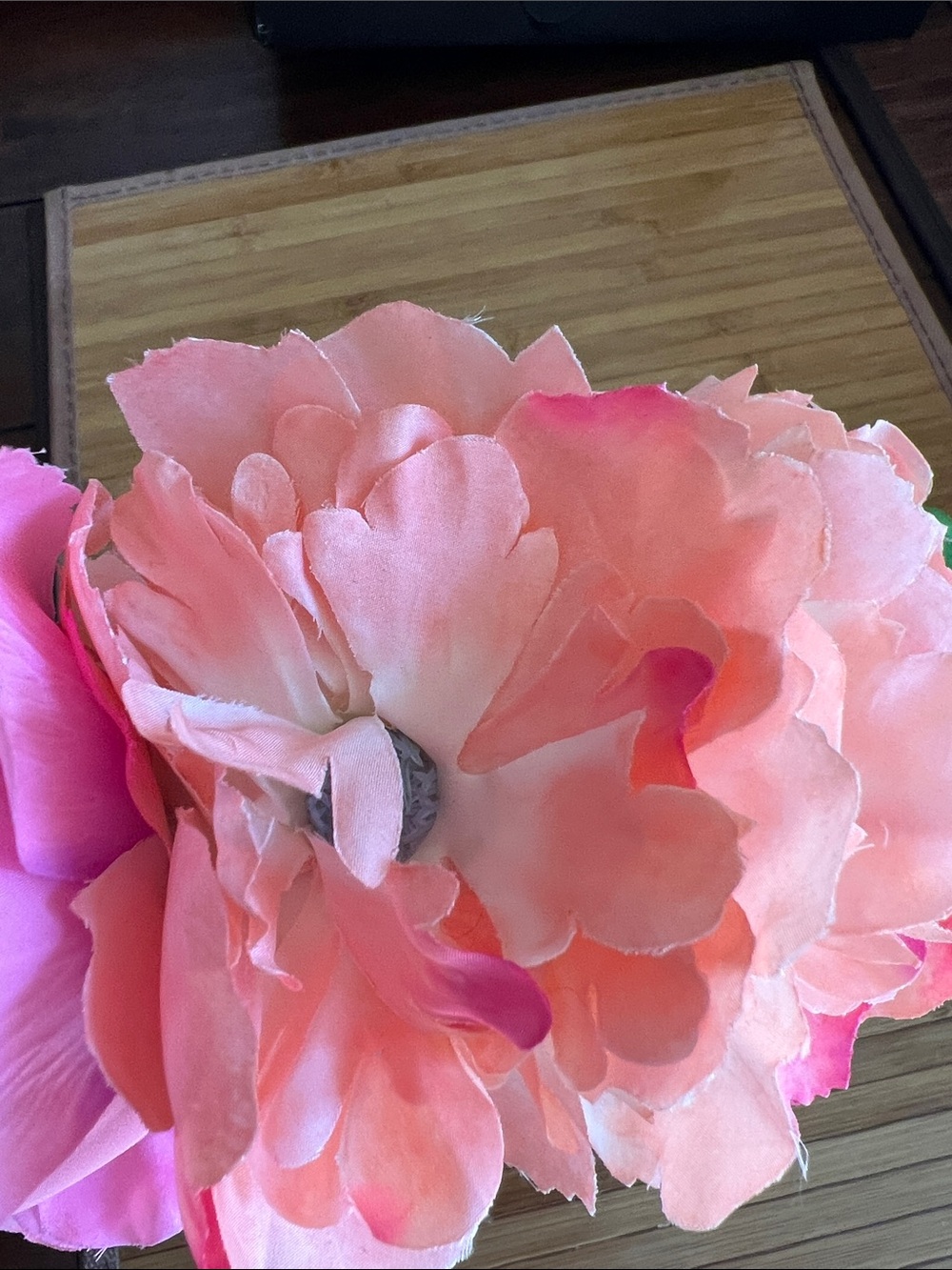 Floral Pink Multi Flower Headband - Women’s Hair Accessory - Picture 6 of 10